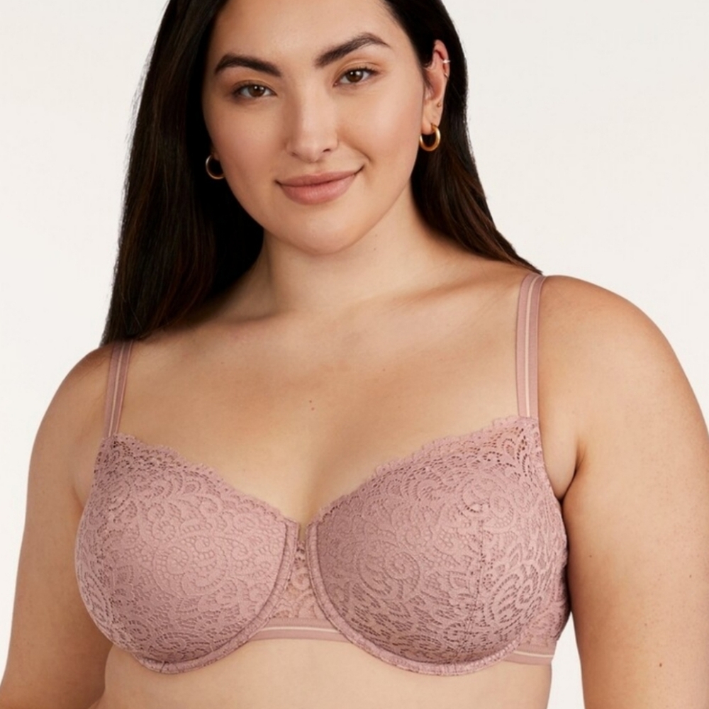 Thirdlove Artisan Lace Bra Dusty Rose Size… Gem